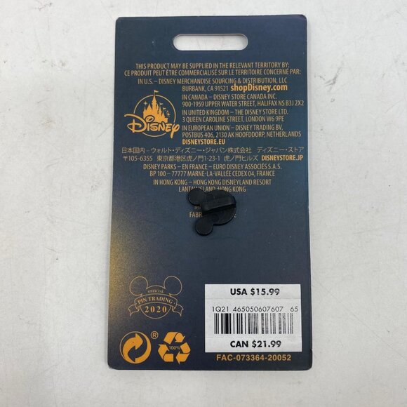 Disney Blue Gold Limited Release Fantasia 80 Years 3/4 Pin - Picture 3 of 5